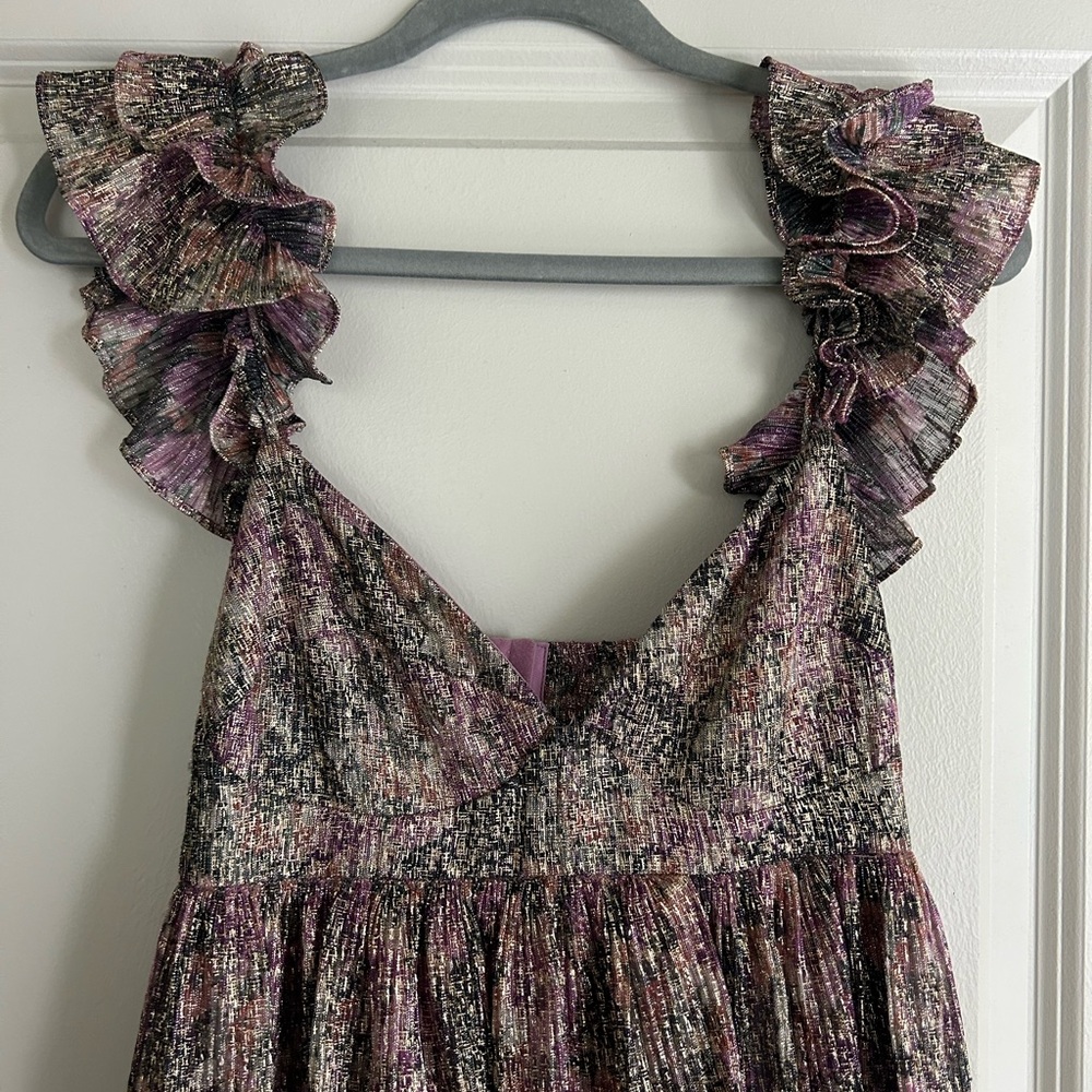 Elegant Purple Maxi Dress